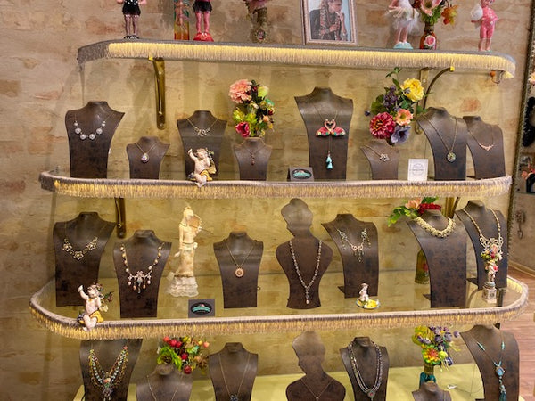 Jewelry shelves